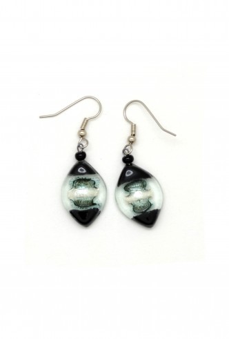 Small Glass Drop Earrings Small Glass Drop Earrings
